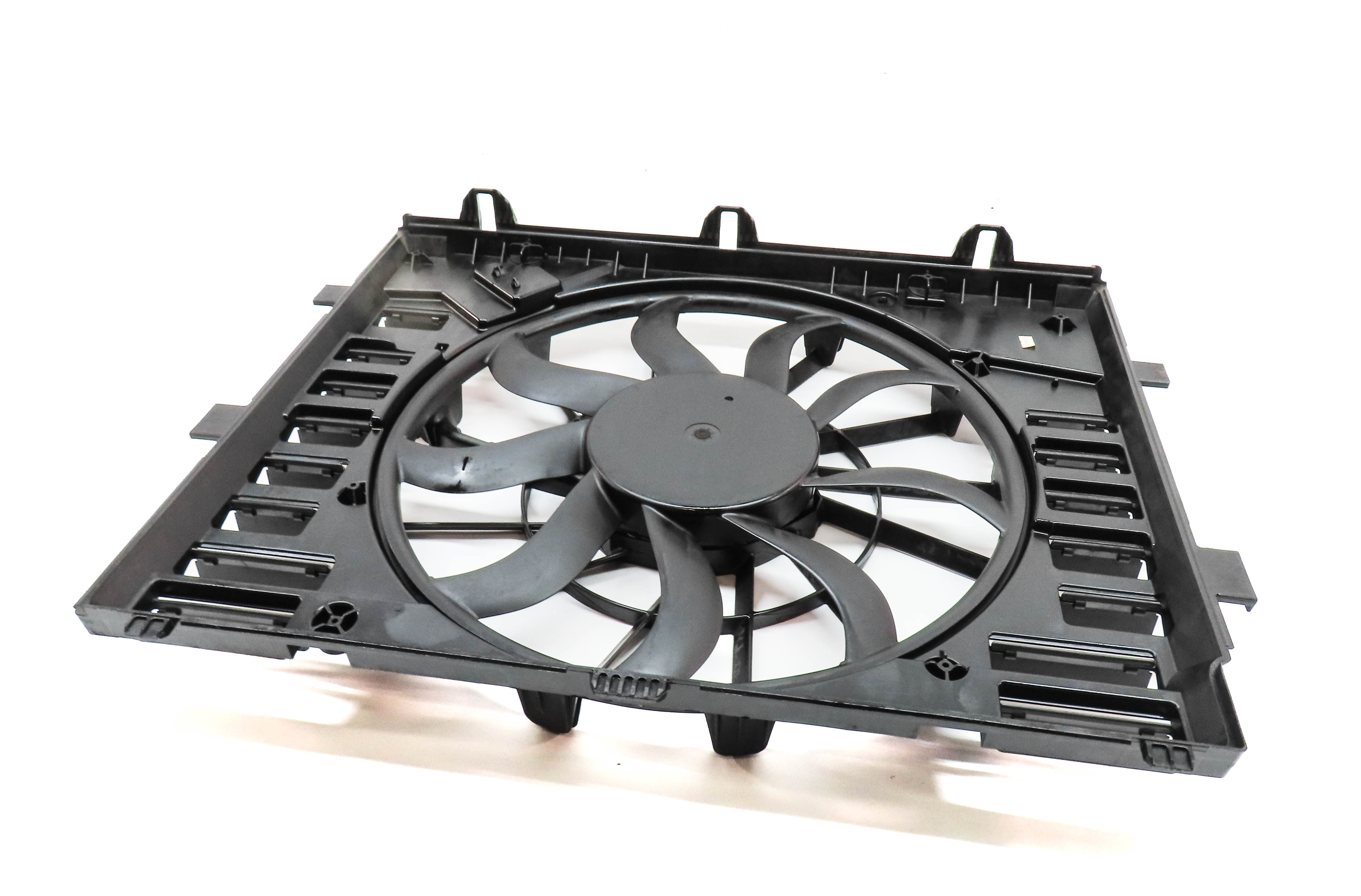 2011-2018 PORSCHE CAYENNE HYBRID (958) RADIATOR COOLING FAN w/ SHROUD — exact item pictured